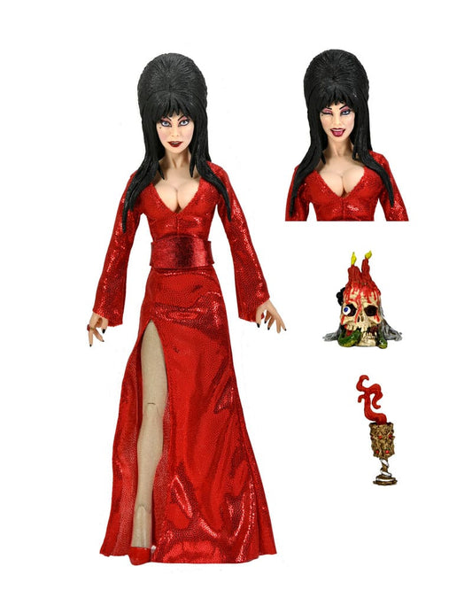 Elvira, Mistress of the Dark Clothed Action Figure Red, Fright, and Boo 20 cm 0634482560808