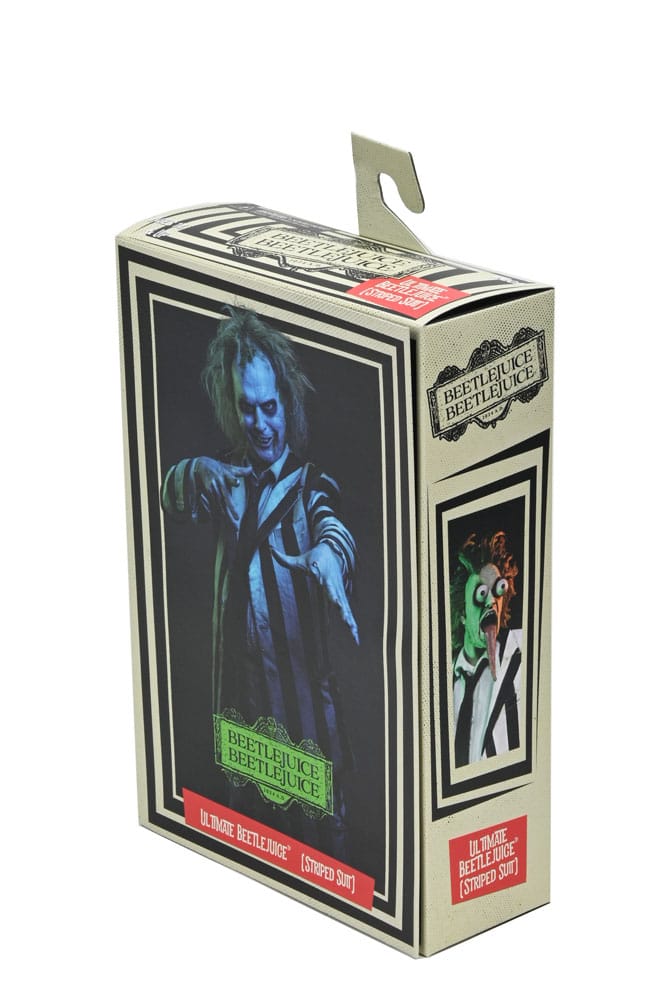 Beetlejuice Beetlejuice Action Figure 7 Scale Ultimate Striped Suit Beetlejuice 18 cm 0634482573044