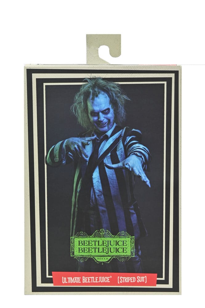 Beetlejuice Beetlejuice Action Figure 7 Scale Ultimate Striped Suit Beetlejuice 18 cm 0634482573044