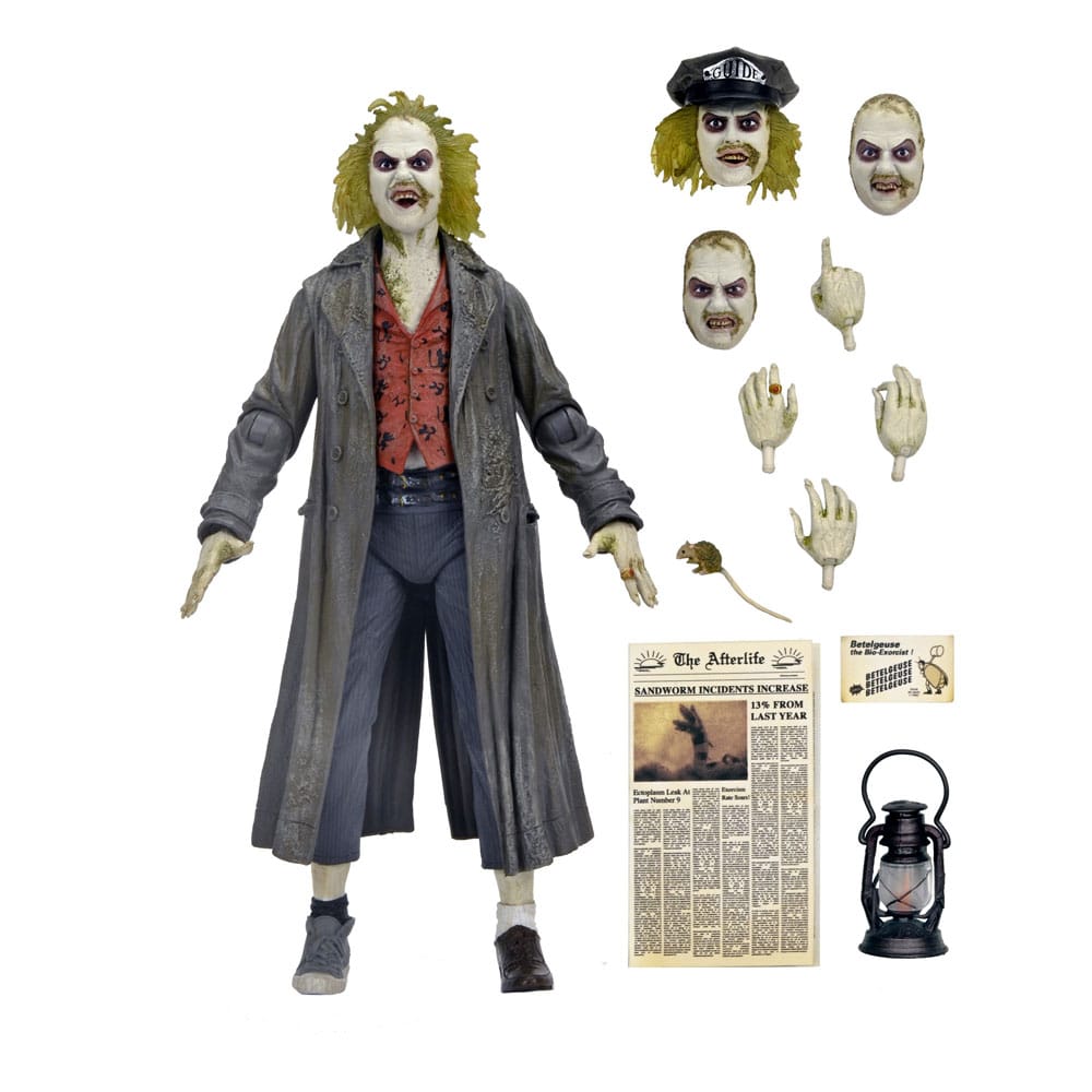 Beetlejuice 1988 Ultimate Action Figure Beetlejuice: Tour Guide The Bio-Exorcist 18 cm 0634482606247