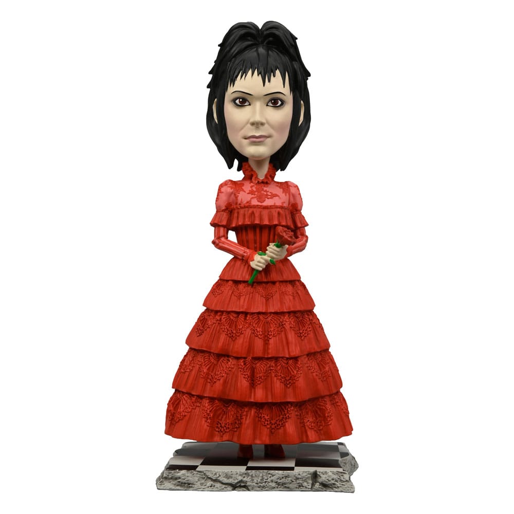 Beetlejuice Beetlejuice Head Knocker Bobble-Head Lydia Wedding 20 cm 0634482606278