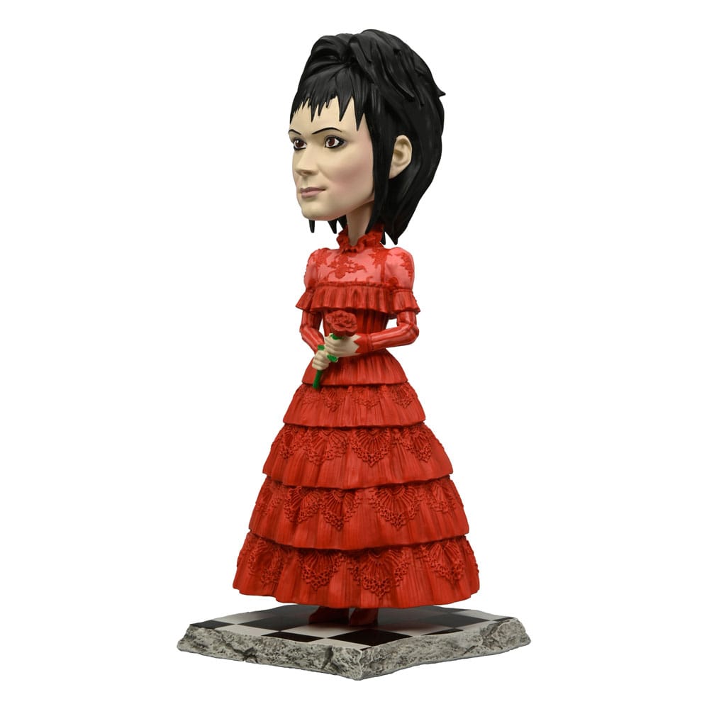 Beetlejuice Beetlejuice Head Knocker Bobble-Head Lydia Wedding 20 cm 0634482606278