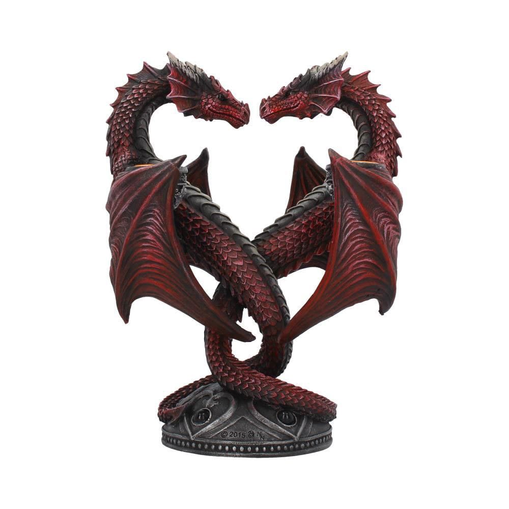 Anne Stokes Candle Holder Dragon Heart Valentine's Edition 23 cm 0801269126483