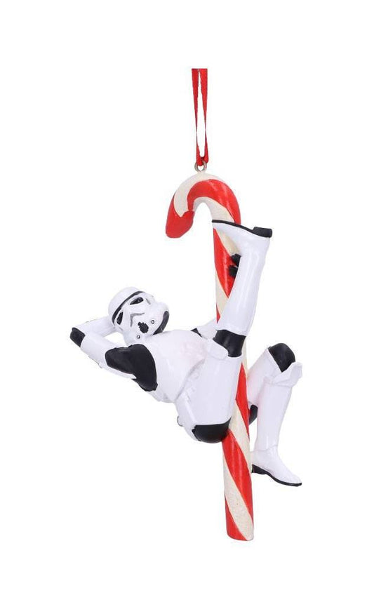 Original Stormtrooper Hanging Tree Ornament Candy Cane 12 cm 0801269144319