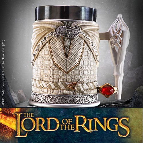 Lord of the Rings Tankard Gandalf the White 15 cm 0801269152352