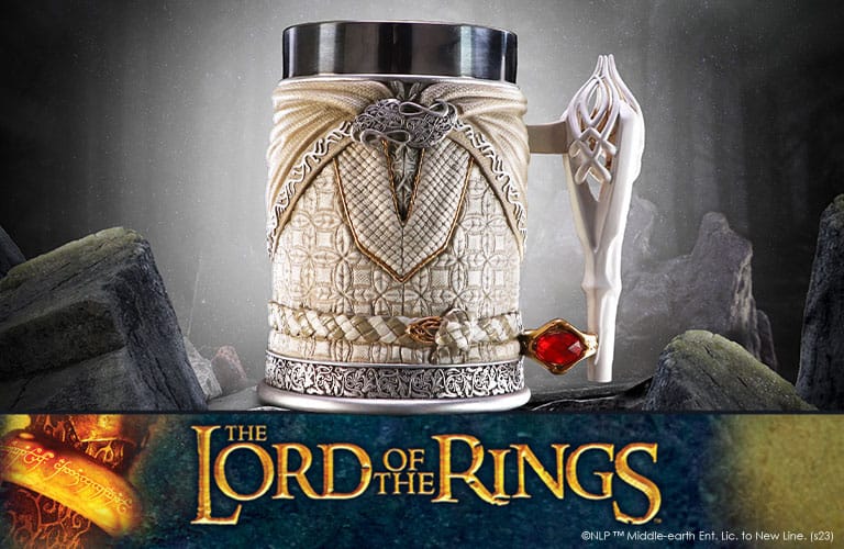 Lord of the Rings Tankard Gandalf the White 15 cm 0801269152352