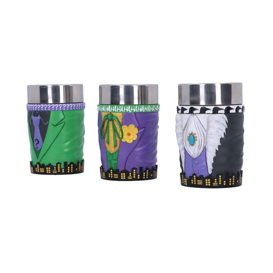 DC Comics Shot Glasses Batman Super-Villains 3-Pack 0801269153298