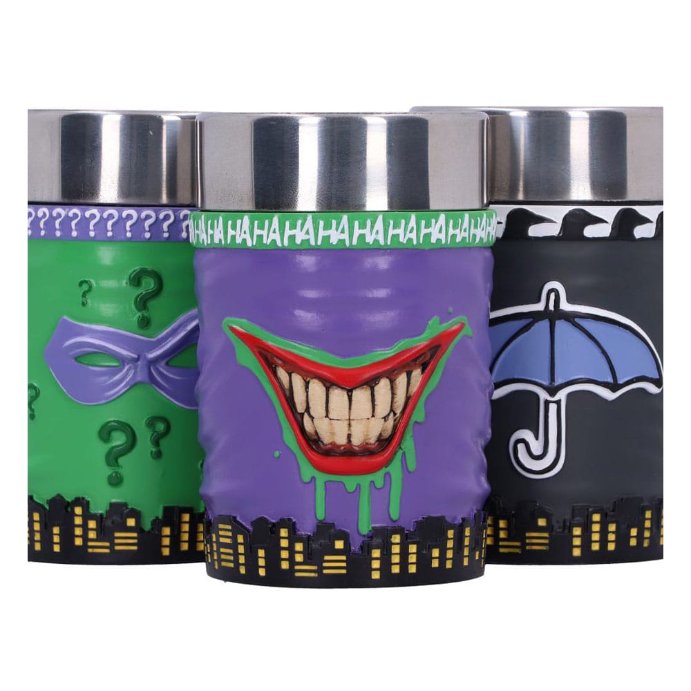 DC Comics Shot Glasses Batman Super-Villains  0801269153298