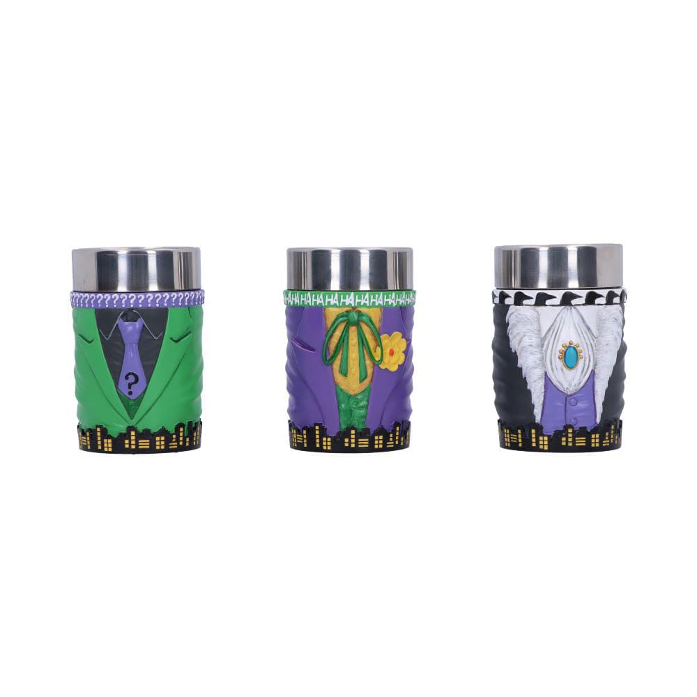 DC Comics Shot Glasses Batman Super-Villains  0801269153298