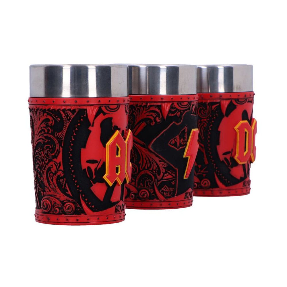 AC/DC Shot Glasses Logo 3-Pack 0801269153359