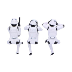 Stormtrooper Figures Three Wise Sitting Stormtroopers 11 cm 0801269153748