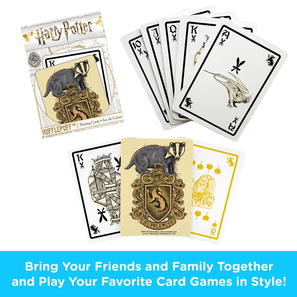 Harry Potter Playing Cards Hufflepuff 0840391126305