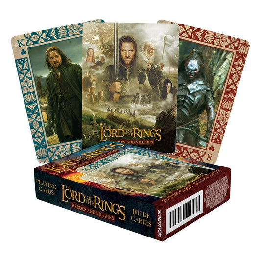 Lord of the Rings Playing Cards Heroes and Villains 0840391145894