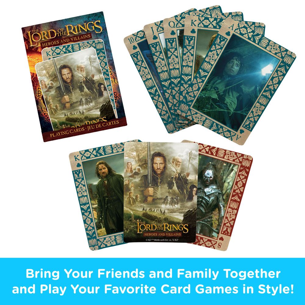 Lord of the Rings Playing Cards Heroes and Villains 0840391145894