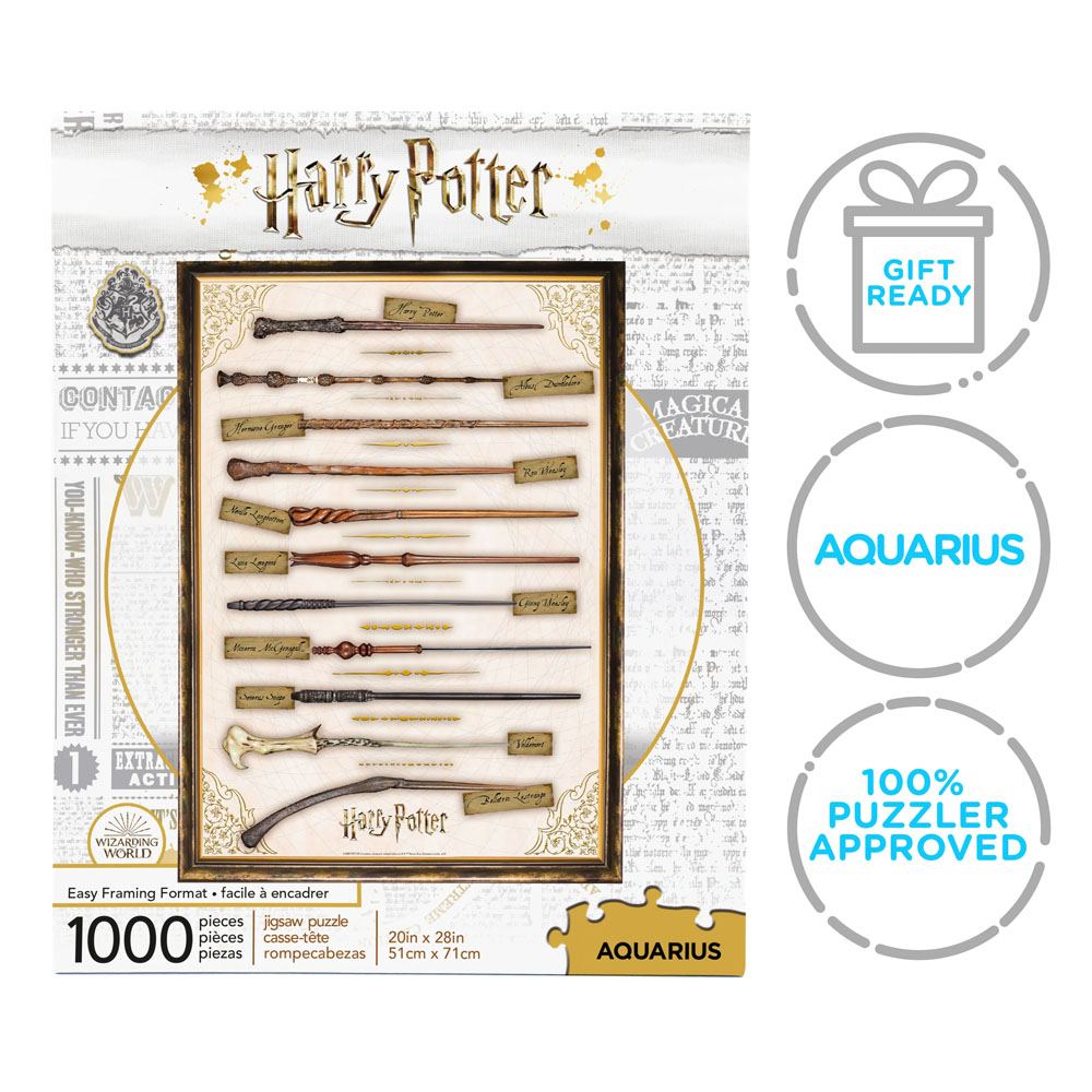 Harry Potter Jigsaw Puzzle Wands (1000 pieces) 0840391137448