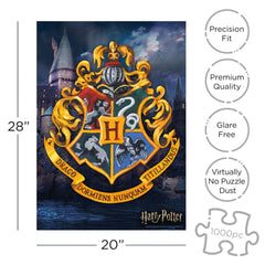 Harry Potter Jigsaw Puzzle Hogwarts Logo (1000 pieces) 0840391137462