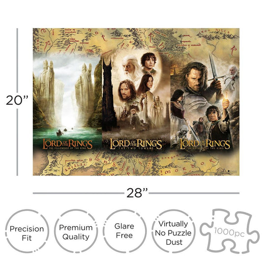 Lord of the Rings Jigsaw Puzzle Triptych (1000 pieces) 0840391145627