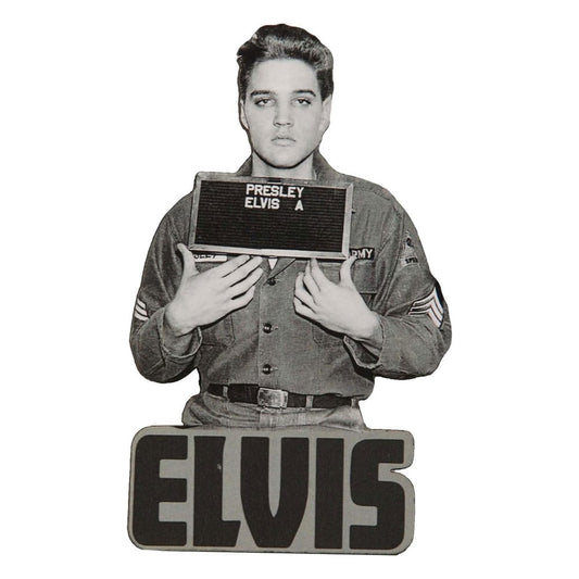 Elvis: Enlistment Photo Funky Chunky Magnet 0840391116535