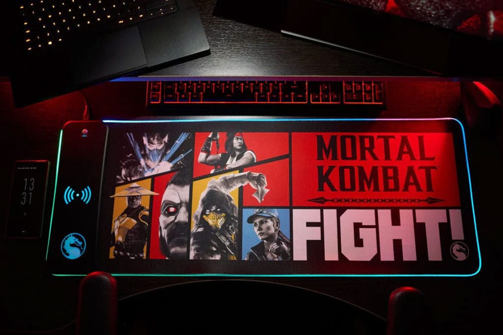 Mortal Kombat Mousepad with Mobile Charger 5056280461500