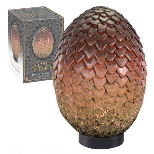 Game of Thrones Dragon Egg Prop Replica Drogon 20 cm 0849421002688