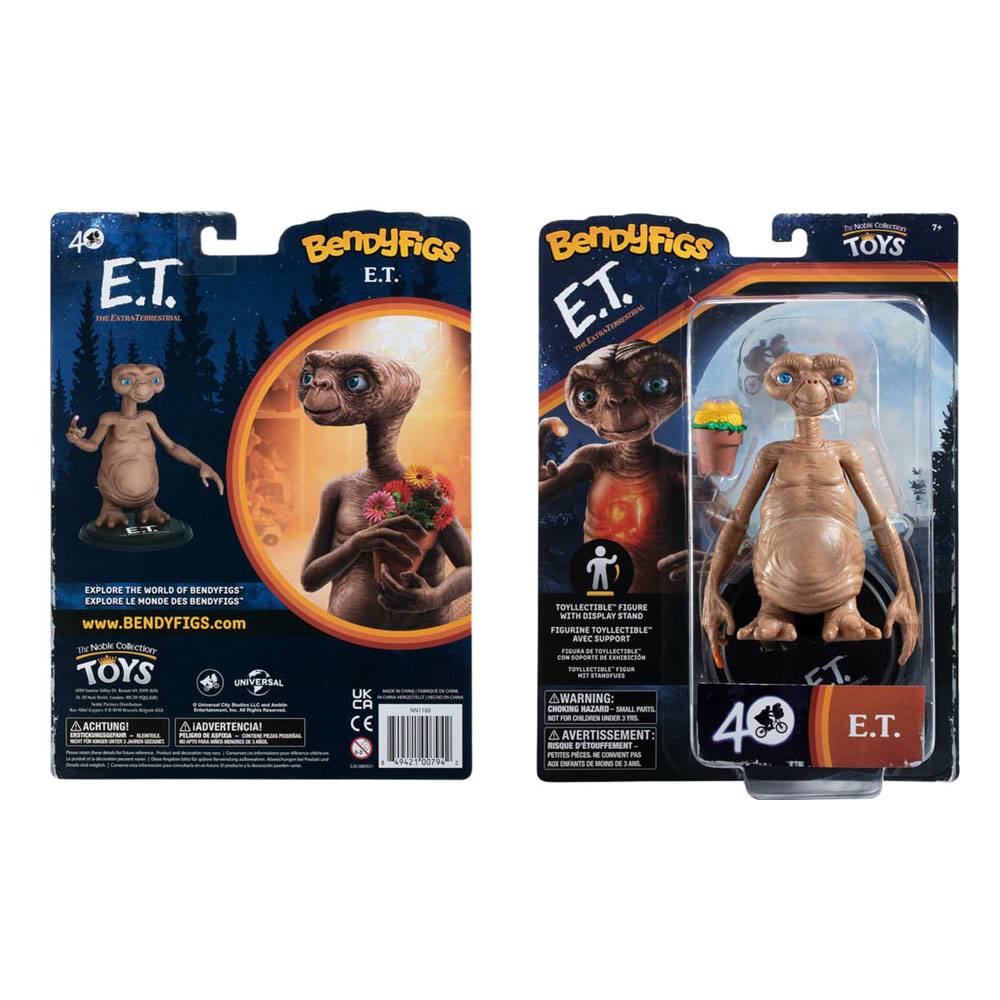 E.T. the Extra-Terrestrial Bendyfigs Bendable Figure E.T. 14 cm 0849421007942