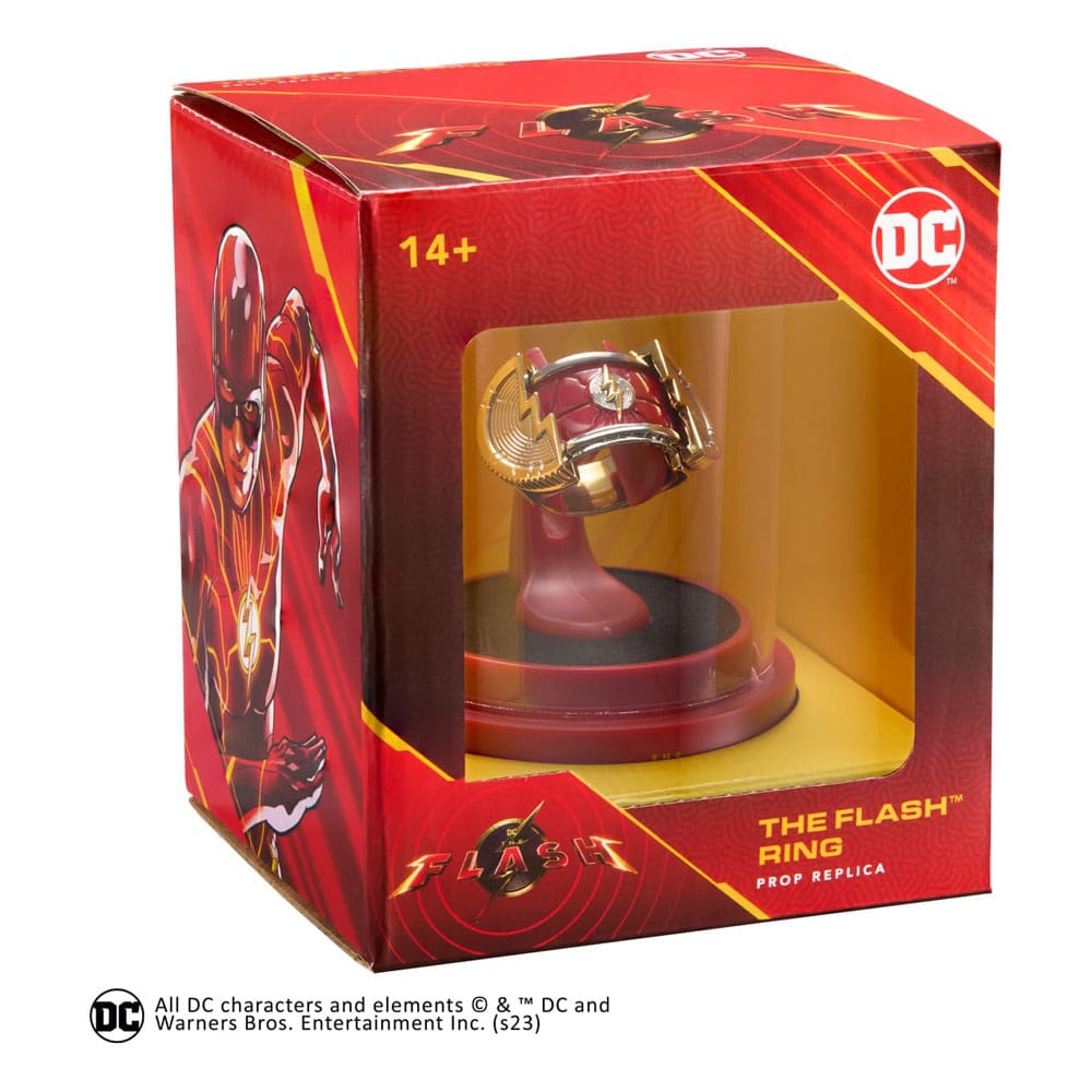 DC Comics Flash Prop Replica Ring with Display 0849421009694