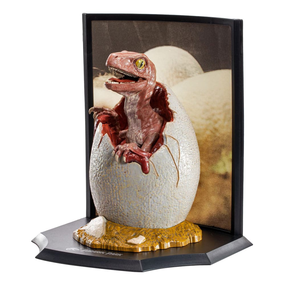 Jurassic Park Toyllectible Treasure Statue Raptor Egg Life Finds A Way 12 cm 0849421008499