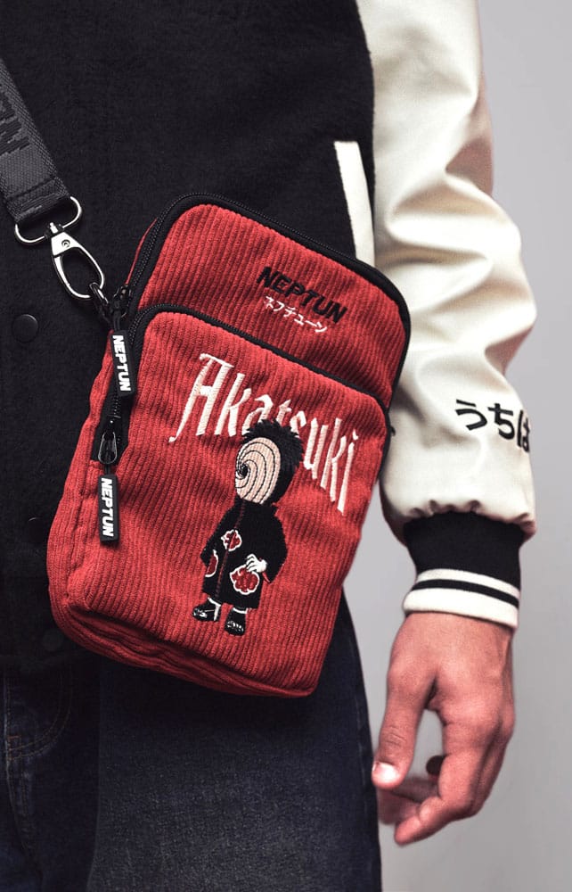 Naruto Shippuden Crossbody Bag Red 8718526186369