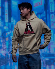 Naruto Shippuden Hooded Sweater Graphic Beige Size S 8718526549003