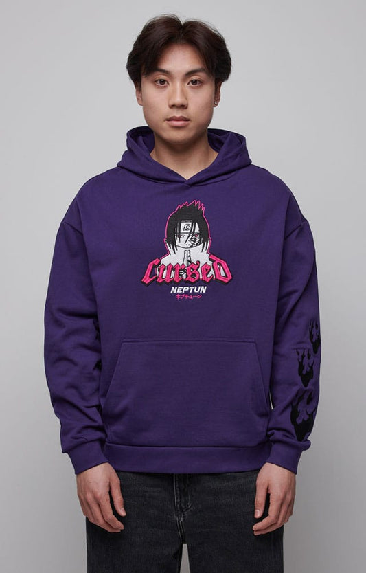 Naruto Shippuden Hooded Sweater Graphic Purple Size S 8718526548945