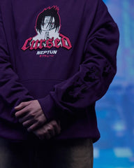 Naruto Shippuden Hooded Sweater Graphic Purple Size S 8718526548945