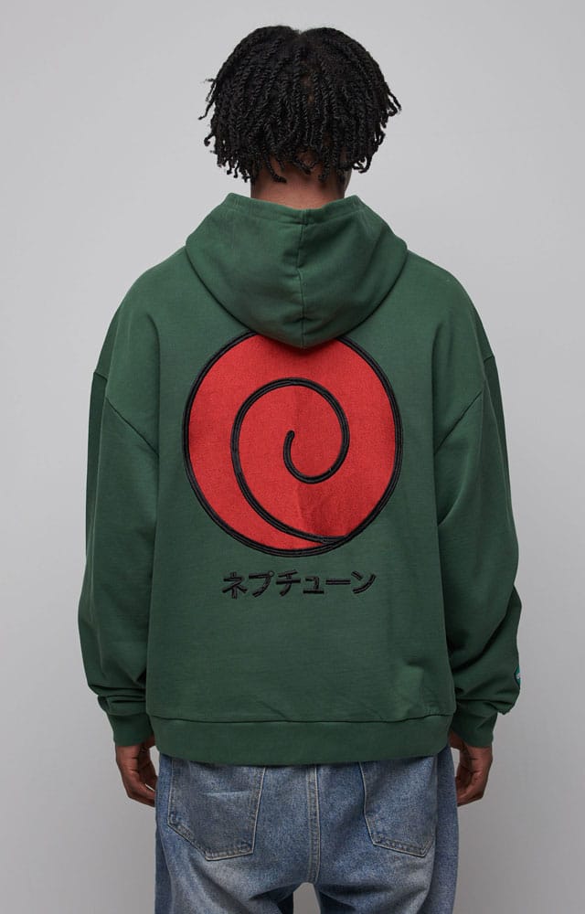 Naruto Shippuden Hooded Sweater Graphic Green Size S 8718526184075