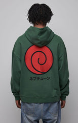 Naruto Shippuden Hooded Sweater Graphic Green Size S 8718526184075