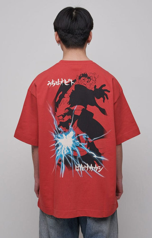 Naruto Shippuden T-Shirt Graphic Red Size M 0006109100010