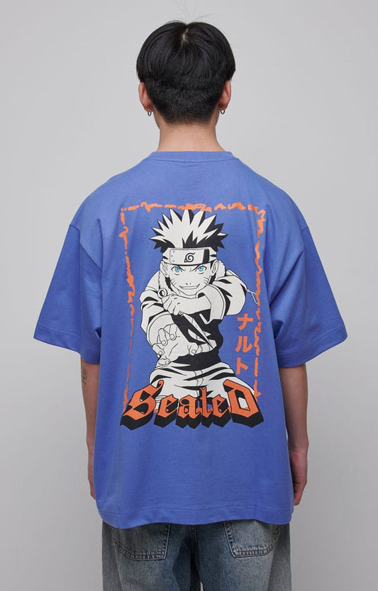 Naruto Shippuden T-Shirt Graphic Blue Size S 8718526549195