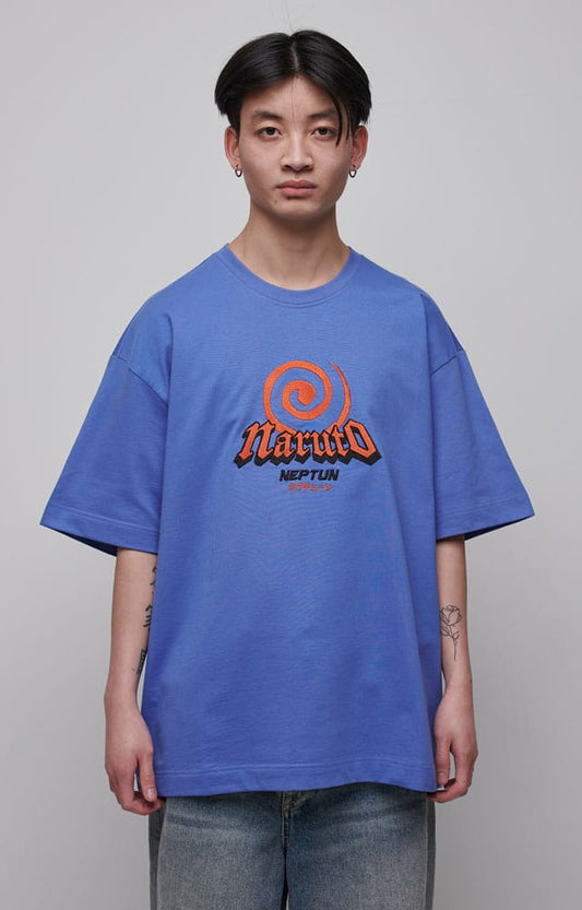 Naruto Shippuden T-Shirt Graphic Blue Size L 8718526549171