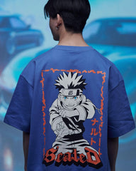 Naruto Shippuden T-Shirt Graphic Blue Size S 8718526549195