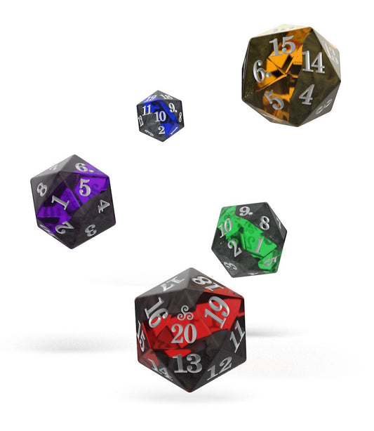 Oakie Doakie Dice D20 Spindown Dice Set Enclave (5) 4056133705325