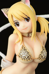 Fairy Tail Statue 1/6 Lucy Heartfilia - Leopard print CAT Gravure_Style 25 cm 4560321854561