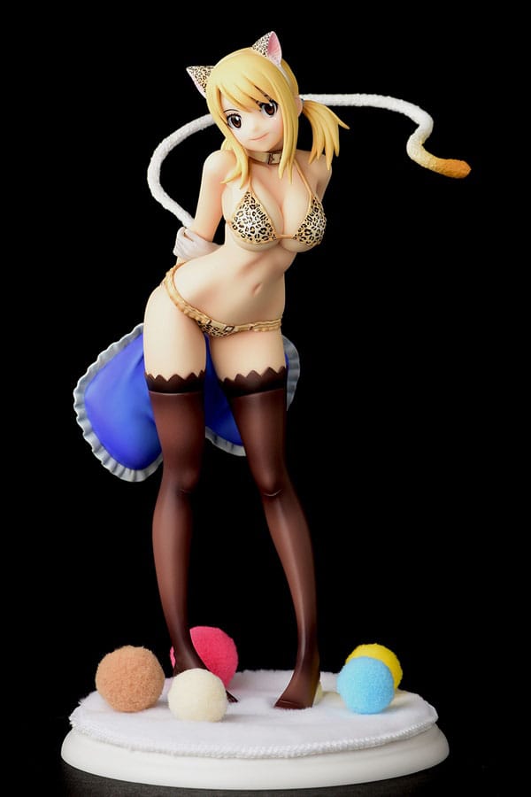 Fairy Tail Statue 1/6 Lucy Heartfilia - Leopard print CAT Gravure_Style 25 cm 4560321854561