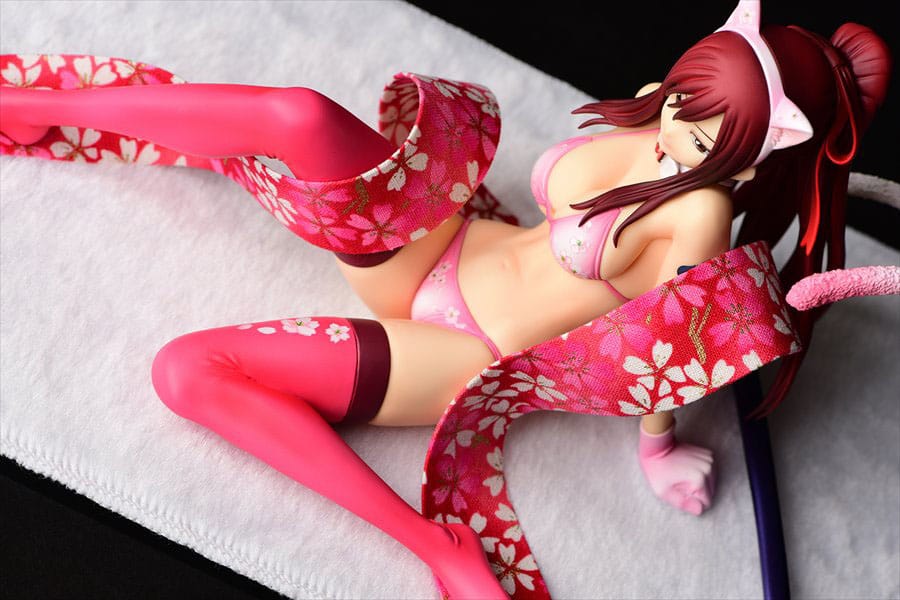 Fairy Tail Statue 1/6 Erza Scarlet - Cherry Blossom CAT Gravure_Style 13 cm 4560321854585