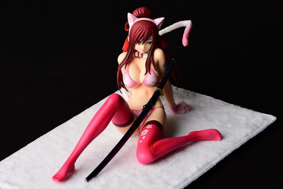 Fairy Tail Statue 1/6 Erza Scarlet - Cherry Blossom CAT Gravure_Style 13 cm 4560321854585