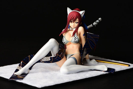 Fairy Tail Statue 1/6 Erza Scarlet - White Tiger CAT Gravure_Style 13 cm 4560321854592