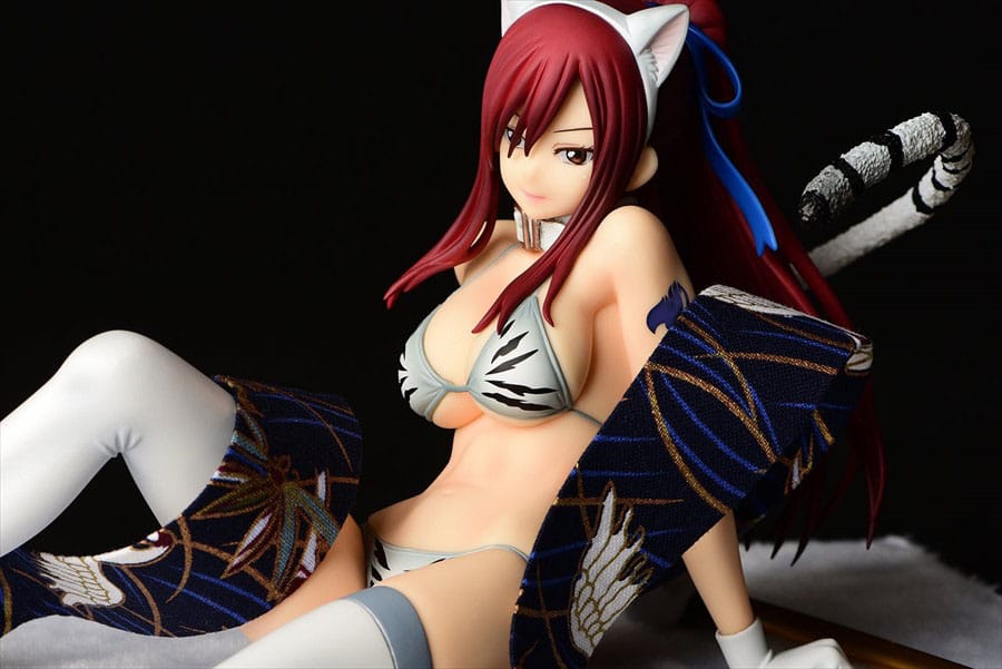 Fairy Tail Statue 1/6 Erza Scarlet - White Tiger CAT Gravure_Style 13 cm 4560321854592