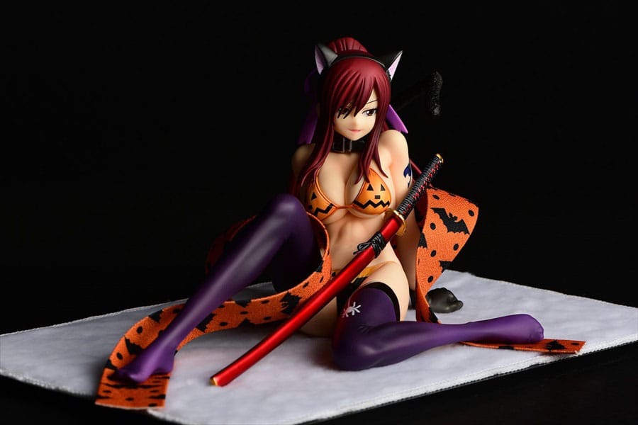 Fairy Tail Statue 1/6 Erza Scarlet - Halloween CAT Gravure_Style 13 cm 4560321854608