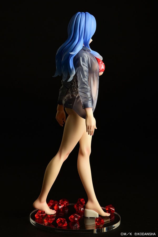 Fairy Tail Statue 1/6 Jubia Lokser Gravure_Stylesee-through wet shirt Red Bikini!! 25 cm 4560321854646