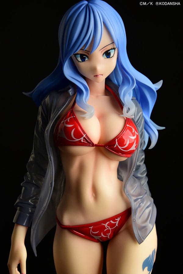 Fairy Tail Statue 1/6 Jubia Lokser Gravure_Stylesee-through wet shirt Red Bikini!! 25 cm 4560321854646