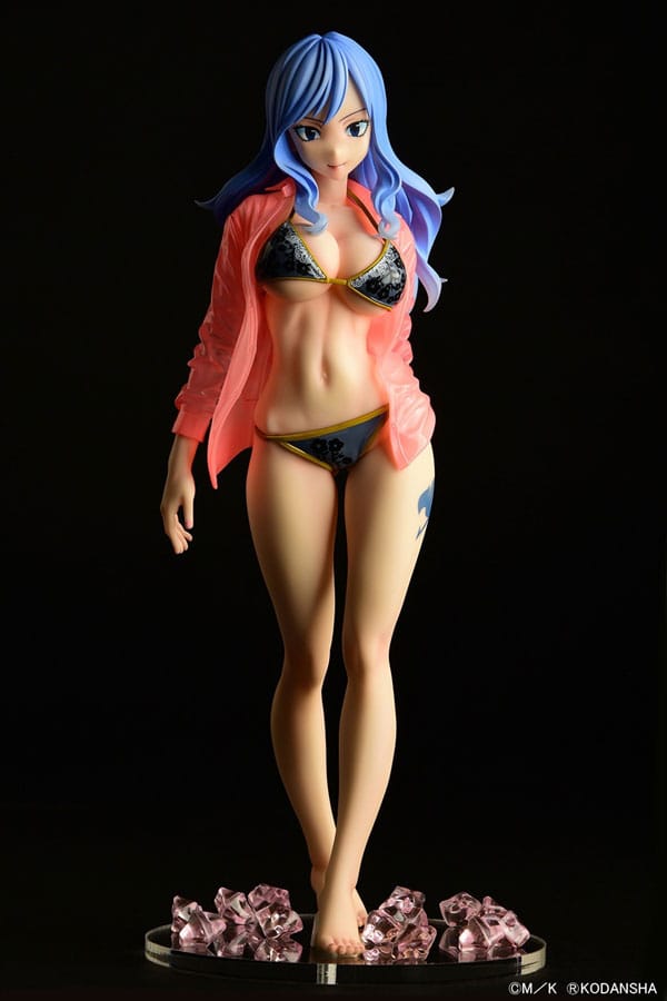 Fairy Tail Statue 1/6 Jubia Lokser Gravure_Stylesee-through wet shirt Black Bikini!! 25 cm 4560321854653