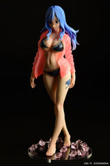 Fairy Tail Statue 1/6 Jubia Lokser Gravure_Stylesee-through wet shirt Black Bikini!! 25 cm 4560321854653