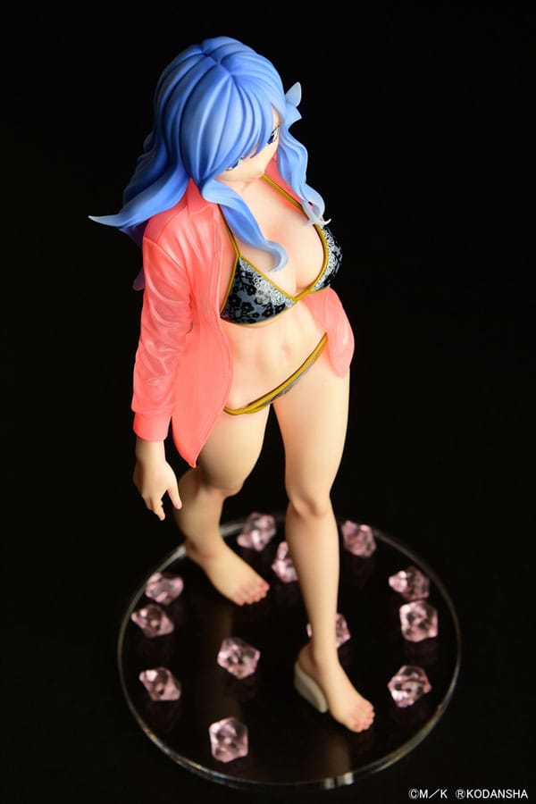 Fairy Tail Statue 1/6 Jubia Lokser Gravure_Stylesee-through wet shirt Black Bikini!! 25 cm 4560321854653